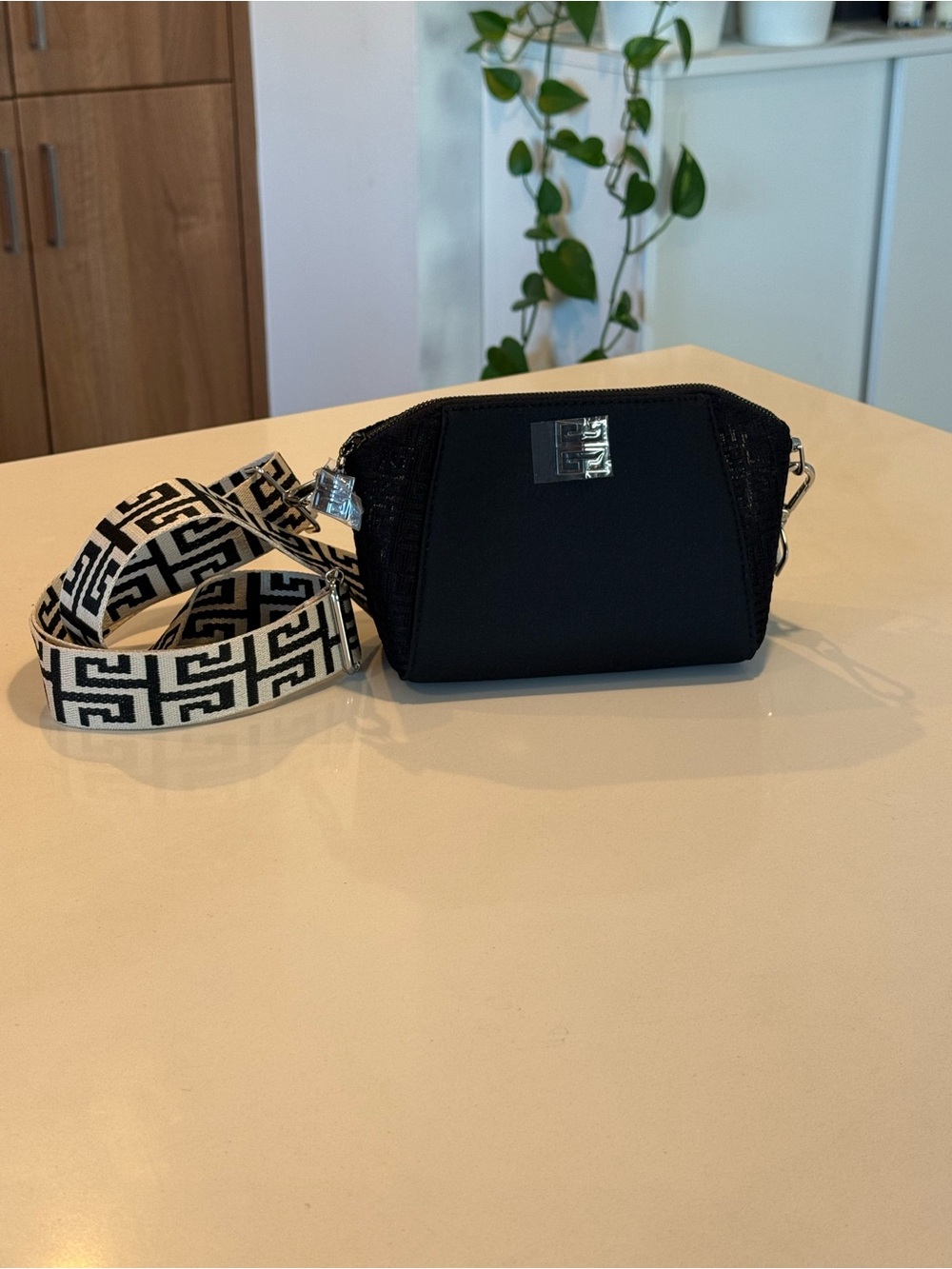 Givenchy Crossbody Bag with Patterned Strap